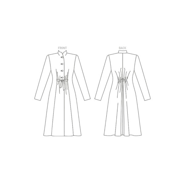 Vogue Schnittmuster - Vintage - V1903 - Mantelkleid im Stil der 40er Jahre – Bild 6