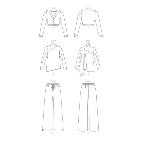 Vogue Schnittmuster V1914 - Damenanzug, Hausanzug, Freizeitmode – Bild 7