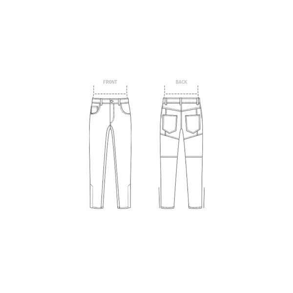 Vogue Schnittmuster V1915 - Herrenhose , Herrenjeans – Bild 6