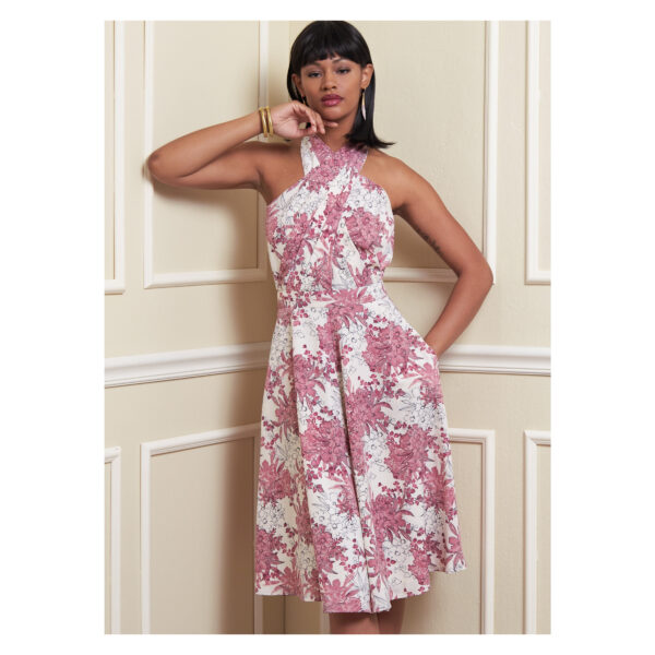 Vogue Schnittmuster V1883 - Kleid, Sommerkleid schulterfrei – Bild 2