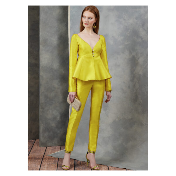 Vogue Schnittmuster V1901 - Bluse, Kleid und Hose – Bild 2