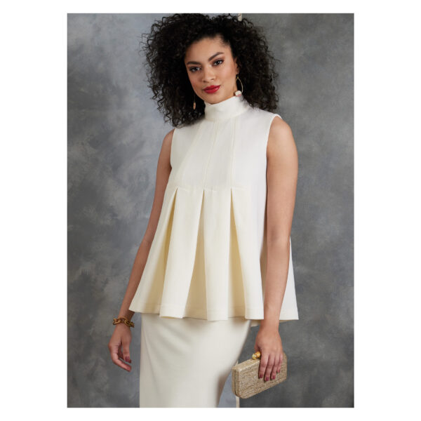 Vogue Schnittmuster V1909 - Bluse mit üppiger Weite – Bild 2