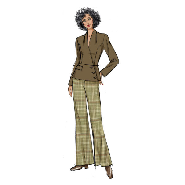 Butterick Schnittmuster - B6915 - Hosenanzug für Damen – Bild 4