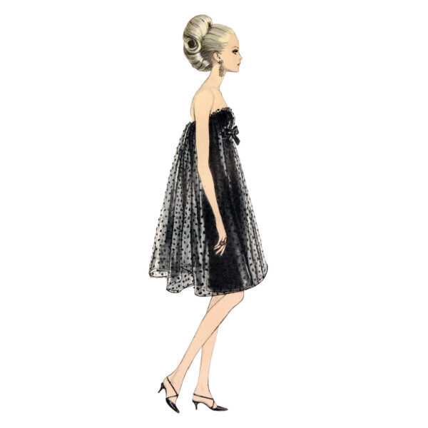 Vogue Schnittmuster - Vintage - V1885 - Kleid, Sommerkleid ca. 1966 – Bild 3