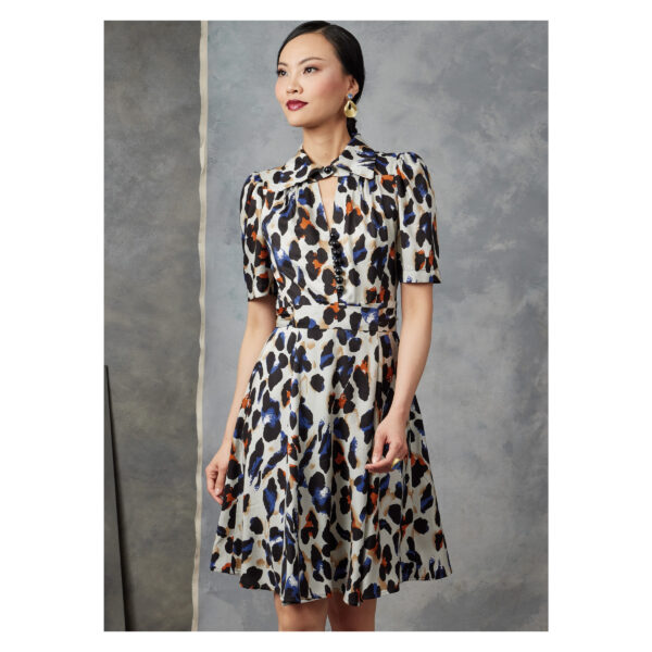 Vogue Schnittmuster V1908 - Kleid mit Sattel und Hemdkragen – Bild 3