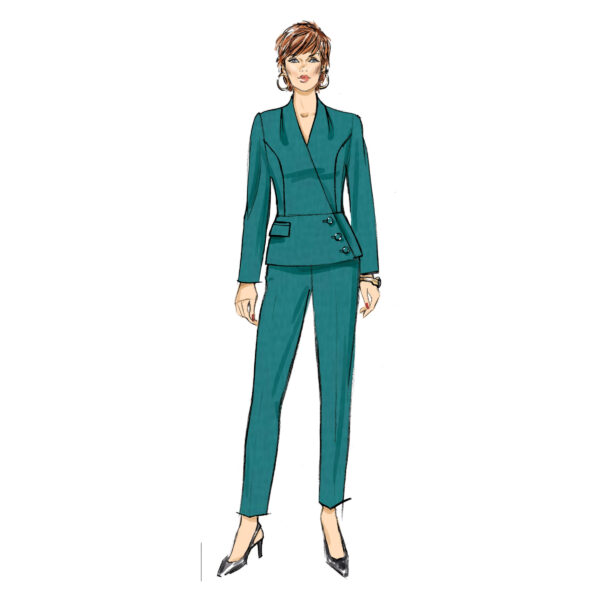 Butterick Schnittmuster - B6915 - Hosenanzug für Damen – Bild 5