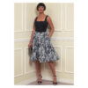 Vogue Schnittmuster V1884 - Kleid, Sommerkleid mit weitem Rock – Bild 4