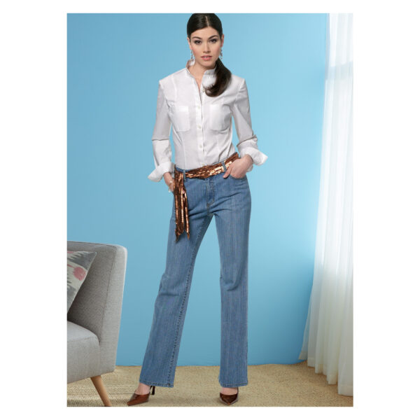 Butterick Schnittmuster - B6800 - Hosenvariationen, Damenhosen, Jeans – Bild 5