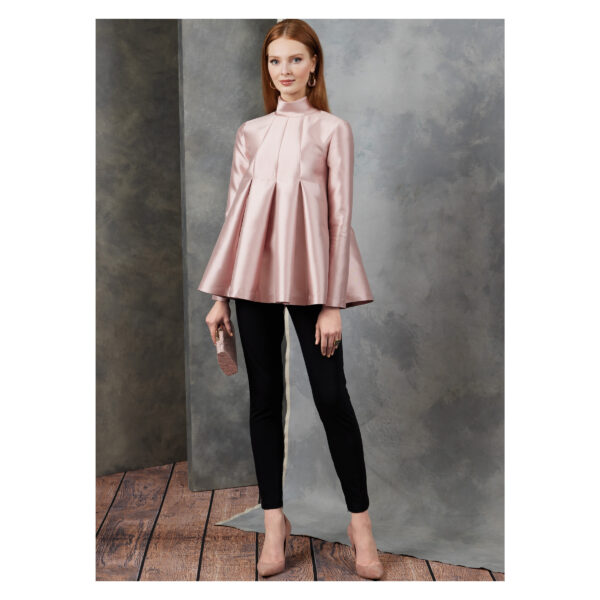 Vogue Schnittmuster V1909 - Bluse mit üppiger Weite – Bild 5