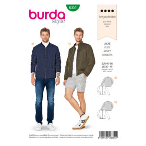 Burda Style Schnittmuster - Jacke - Herrenblouson - Nr. 6351
