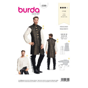 Burda Style Schnittmuster - Historischer Gehrock - Renaissancehemd - Nr.6399