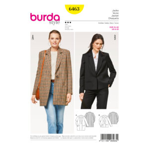 Burda Style Schnittmuster - Mantel und Jacke - Blazer - 6463
