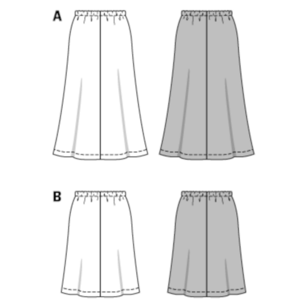 Burda Style Schnittmuster - Rock - Midi und Mini - Nr. 6818 – Bild 5