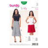 Burda Style Schnittmuster - Rock - Midi und Mini - Nr. 6818