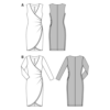 Burda Style Schnittmuster - Kleid - Jerseykleider in Wickeloptik - Nr. 6829 – Bild 5