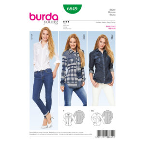 Burda-Young-Schnittmuster - Bluse - 6849