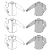 Burda Style Schnittmuster - Hemd - Herrenhemd mit versch. Kragen - Nr. 6874 – Bild 6