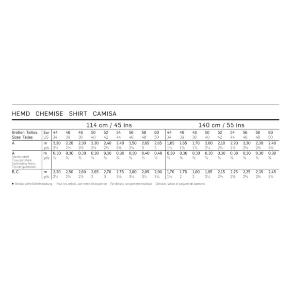 Burda Style Schnittmuster - Hemd - Herrenhemd mit versch. Kragen - Nr. 6874 – Bild 7