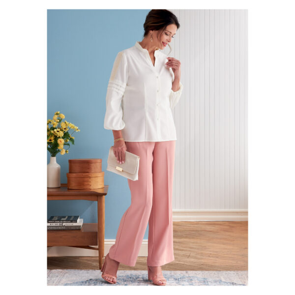 Butterick Schnittmuster - B6816 -  sportliche Bluse mit Stehkragen – Bild 7