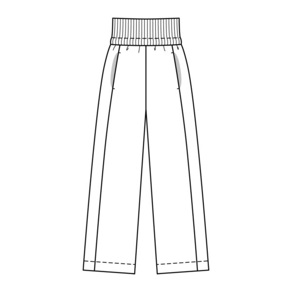 Burda Schnittmuster - Hose - Schlupfhosen - bequemer Bund - Nr. 7400 – Bild 4