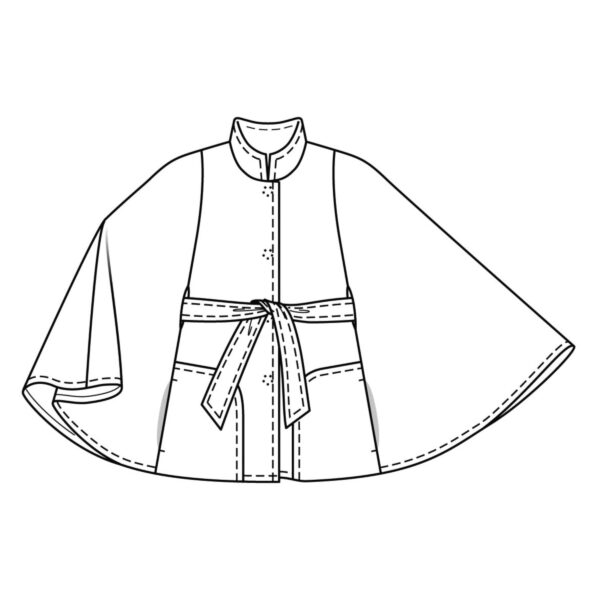 Burda Style Schnittmuster - Cape - Nr. 7422 – Bild 8