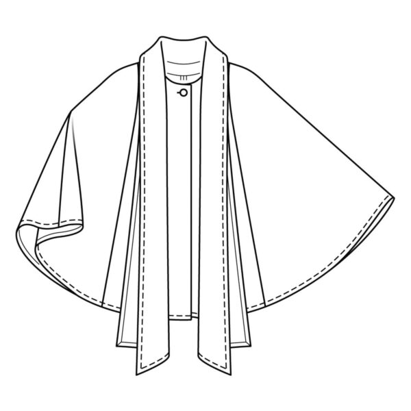 Burda Style Schnittmuster - Cape - Nr. 7422 – Bild 10
