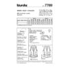 Burda Schnittmuster - Weste - Gilet - Damenweste - Nr. 7769 – Bild 5