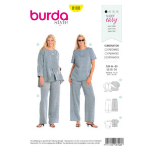 Burda-Style-Schnittmuster,  Kombination,  8108