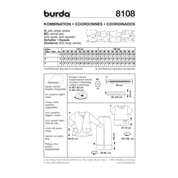 Burda-Style-Schnittmuster,  Kombination,  8108 – Bild 4