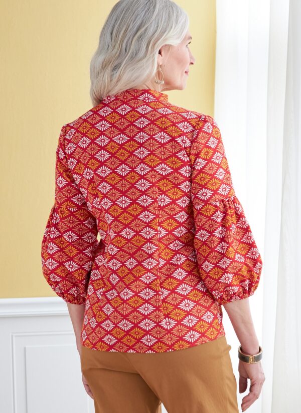 Butterick Schnittmuster - B6816 -  sportliche Bluse mit Stehkragen – Bild 9