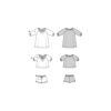 Burda Kids Schnittmuster Nr. 9242 - Kombination - Kleid, Shirt und Short – Bild 8