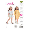 Burda Kids Schnittmuster Nr. 9242 - Kombination - Kleid, Shirt und Short