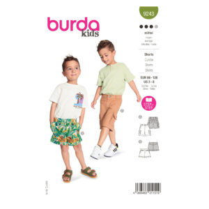 Burda Kids Schnittmuster Nr. 9243 - Shorts - kurze Hosen