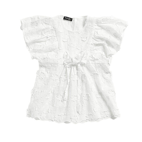 Burda Kids Schnittmuster Nr. 9244 - Bluse und Kleid mit Rüschenärmel – Bild 3