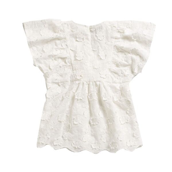 Burda Kids Schnittmuster Nr. 9244 - Bluse und Kleid mit Rüschenärmel – Bild 4
