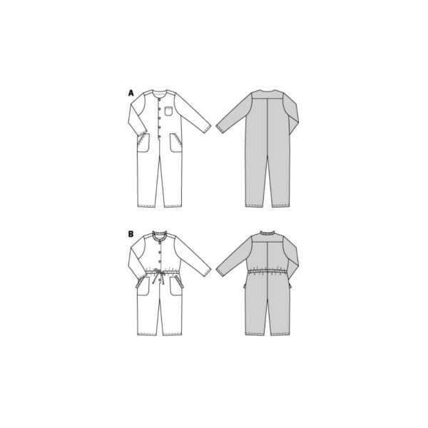 Burda Kids Schnittmuster Nr. 9245 - Overall - Jumpsuite – Bild 9