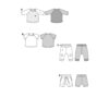 Burda Kids Schnittmuster Nr. 9246 - Babyausstattung - Hemd und Hose - Varianten – Bild 9