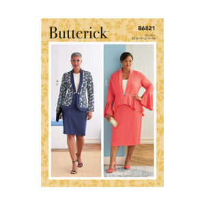 Butterick Schnittmuster - B6821 - Rock und Jacke