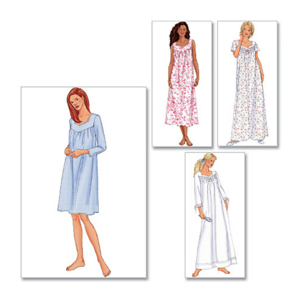 Butterick Schnittmuster - B6838 - Nachtwäsche, Damennachthemden – Bild 2