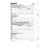 Butterick Schnittmuster - B6840 - Damenhose, Jeans – Bild 4