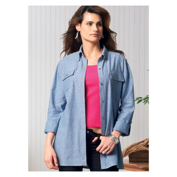 Butterick Schnittmuster - B6841 - Hemd unisex – Bild 4