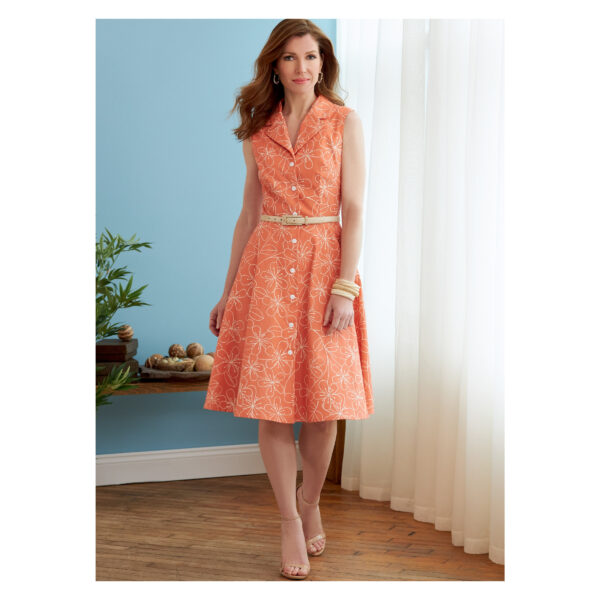 Butterick Schnittmuster - B6843 - Sommerkleid mit Knopfleiste – Bild 2