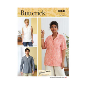 Butterick Schnittmuster - B6846 - Hemd oder Hemdbluse, Unisex