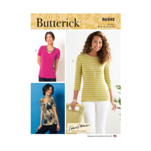 Butterick Schnittmuster - B6848 - Shirt, Sommershirt für Damen