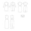 Butterick Schnittmuster - B6849 - schlichtes Kleid, Etuikleid – Bild 8