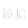 Butterick Schnittmuster - B6851 - einfache Damenhose, ohne Taschen – Bild 5