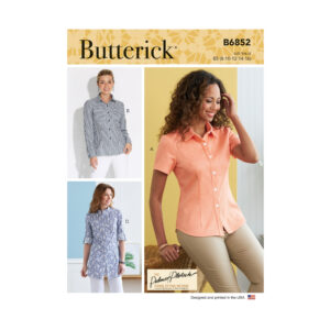 Butterick Schnittmuster - B6852 - Hemdbluse, leicht tailliert