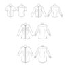 Butterick Schnittmuster - B6852 - Hemdbluse, leicht tailliert – Bild 10