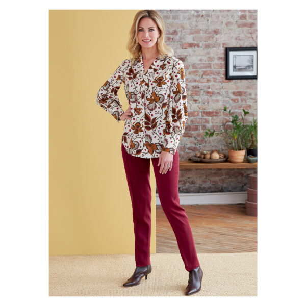 Butterick Schnittmuster - B6855 - einfache Bluse mit Schulterpasse – Bild 2