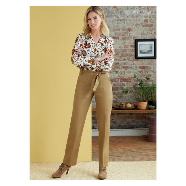 Butterick Schnittmuster - B6855 - einfache Bluse mit Schulterpasse – Bild 4